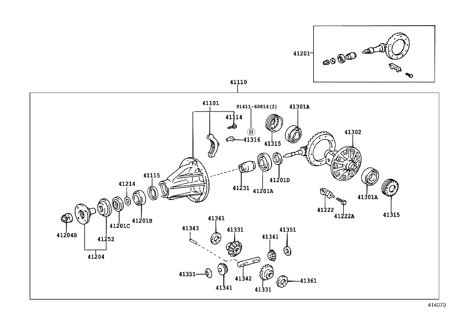  HIACE |  REAR AXLE HOUSING DIFFERENTIAL