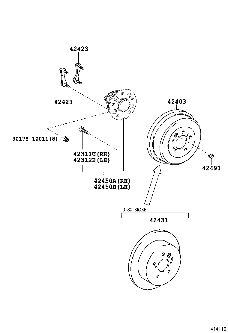  NOAH |  REAR AXLE SHAFT HUB