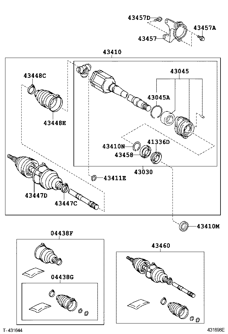  PREVIA |  FRONT DRIVE SHAFT