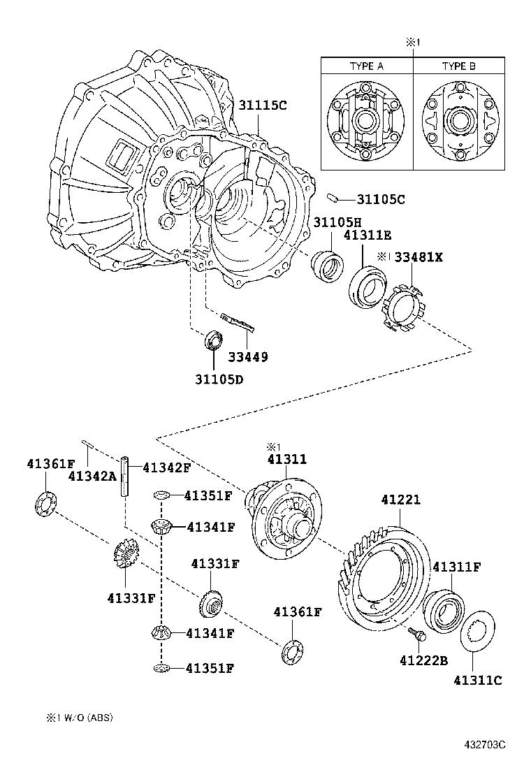  ETIOS |  FRONT AXLE HOUSING DIFFERENTIAL