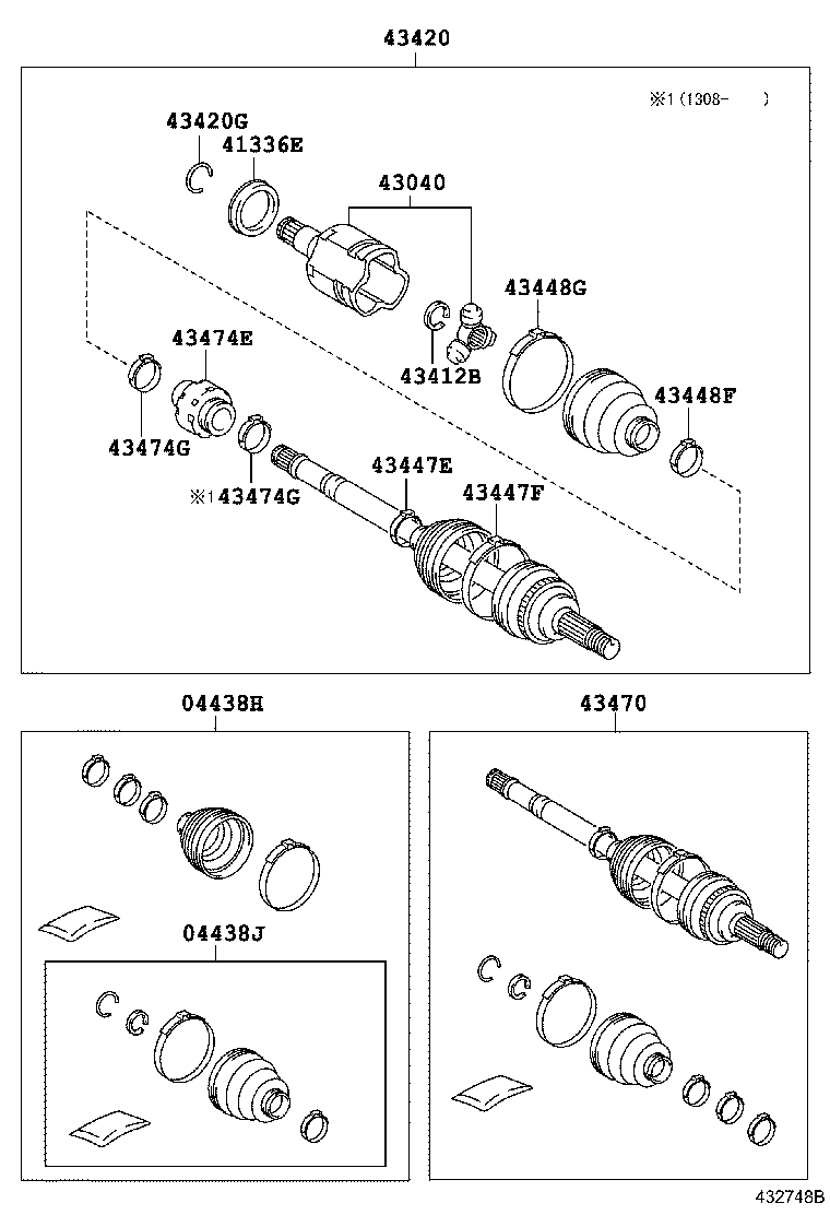  AVALON |  FRONT DRIVE SHAFT