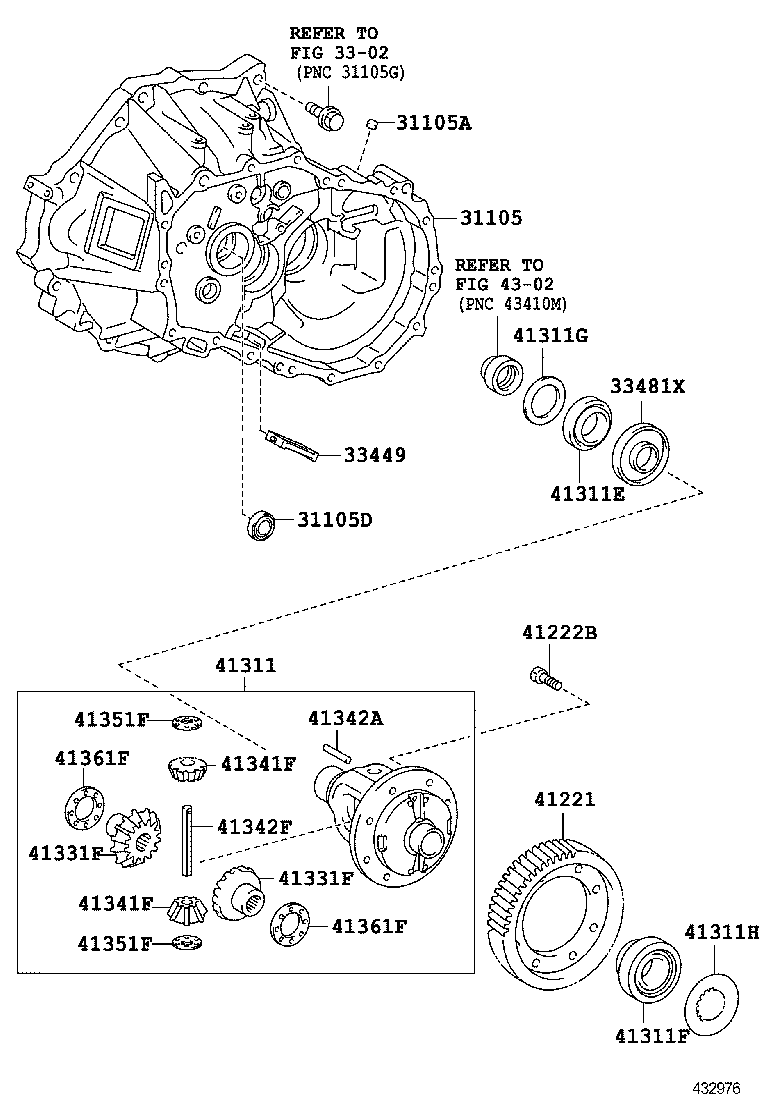  YARIS VIOS LIMO |  FRONT AXLE HOUSING DIFFERENTIAL
