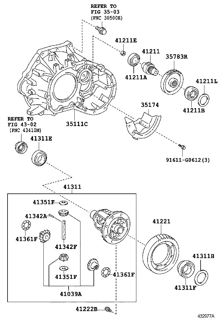  YARIS VIOS LIMO |  FRONT AXLE HOUSING DIFFERENTIAL