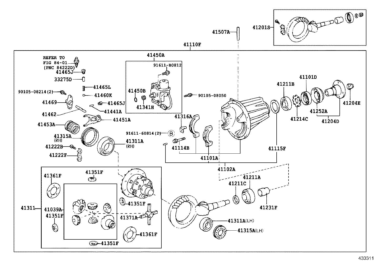  LAND CRUISER 70 |  FRONT AXLE HOUSING DIFFERENTIAL