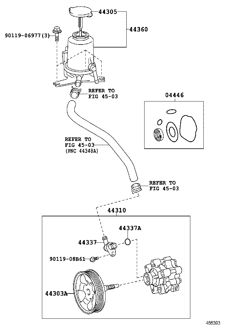  LAND CRUISER 70 |  VANE PUMP RESERVOIR POWER STEERING