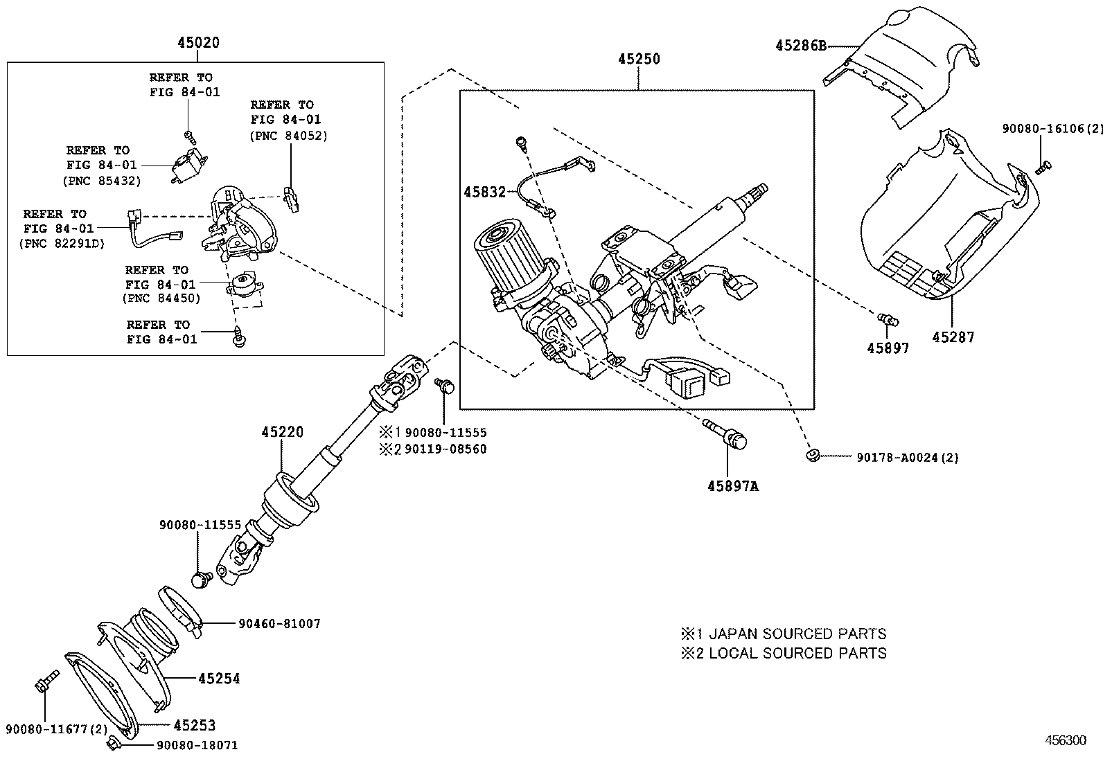  VENZA |  STEERING COLUMN SHAFT