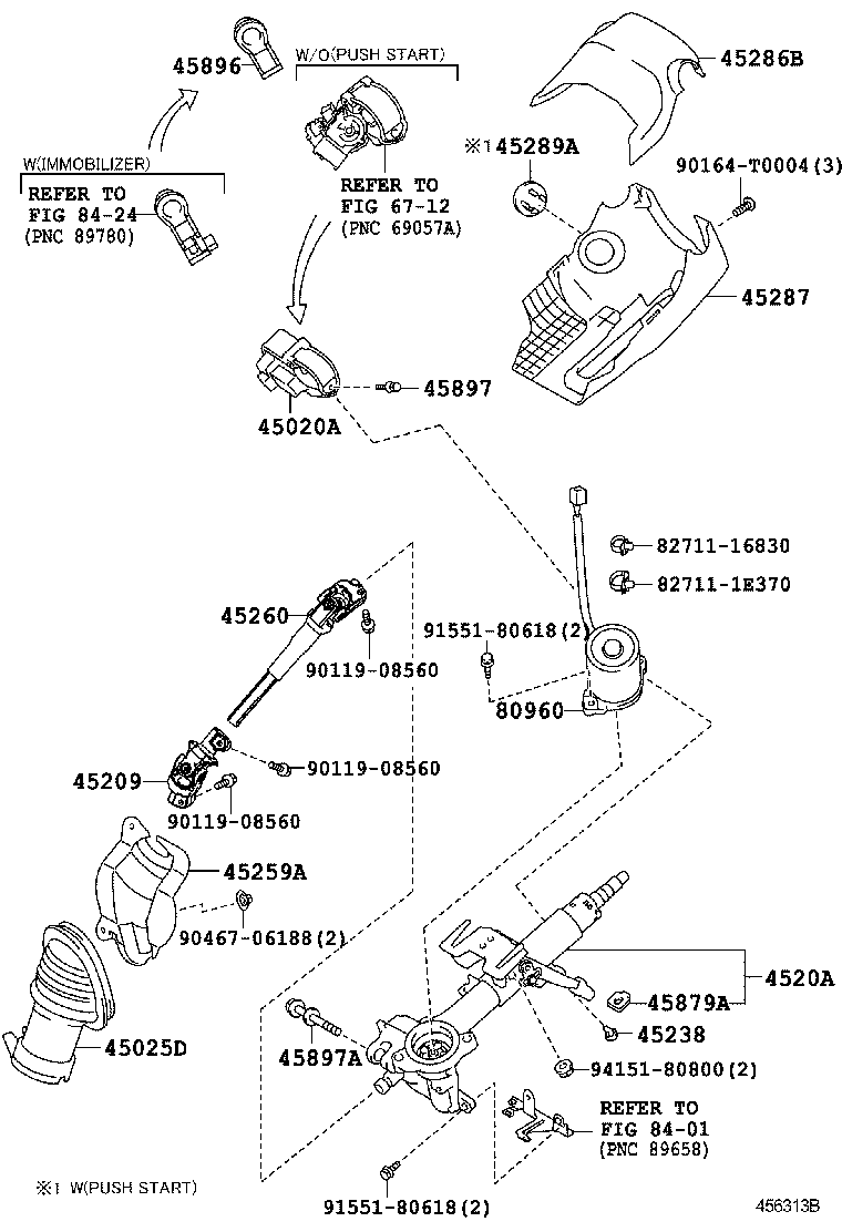  YARIS |  STEERING COLUMN SHAFT
