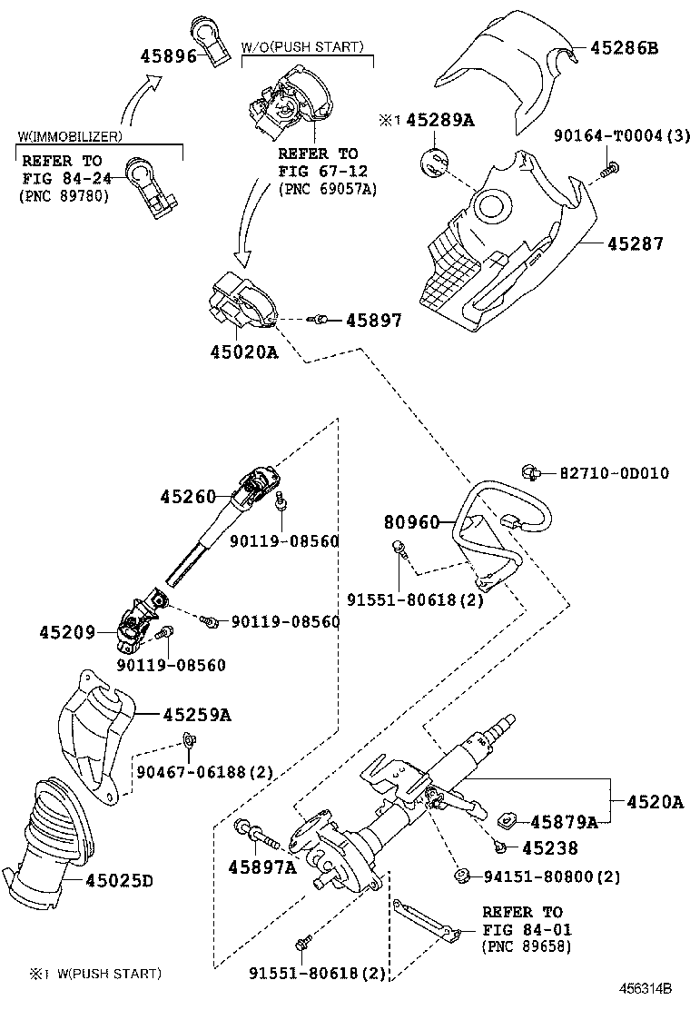  YARIS |  STEERING COLUMN SHAFT