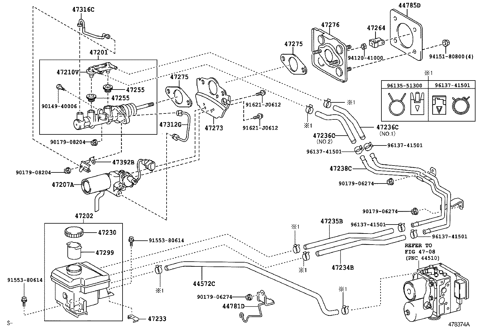  PREVIA |  BRAKE MASTER CYLINDER