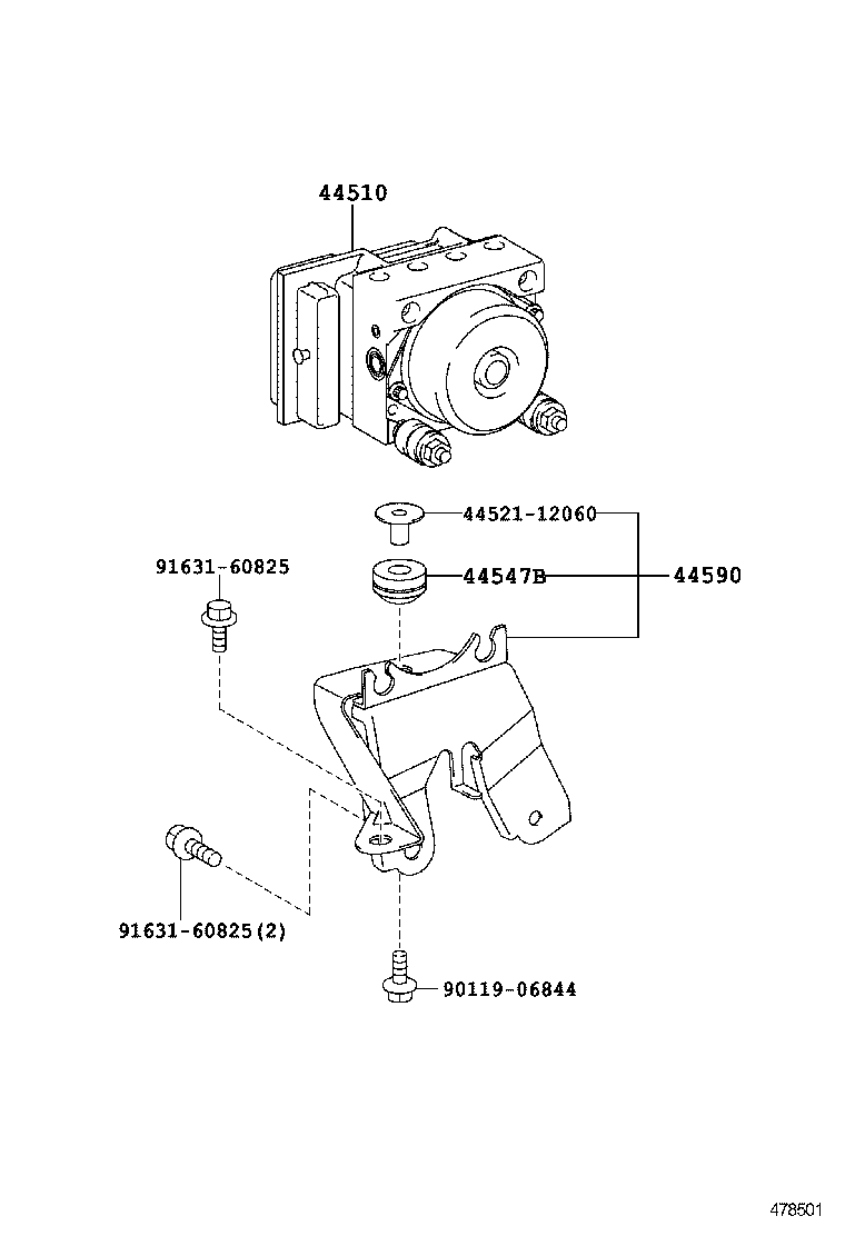  ETIOS |  BRAKE TUBE CLAMP