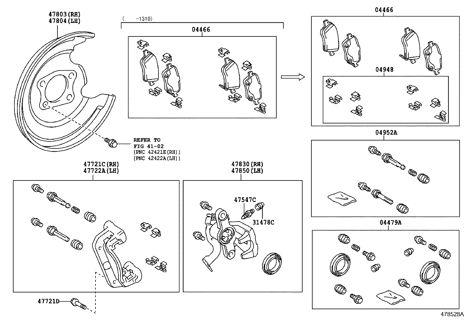  AURIS UKP |  REAR DISC BRAKE CALIPER DUST COVER