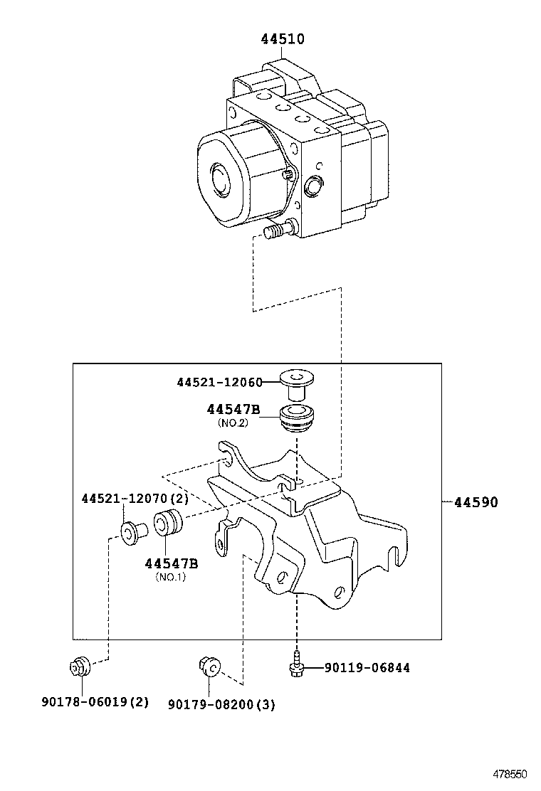 AURIS UKP |  BRAKE TUBE CLAMP