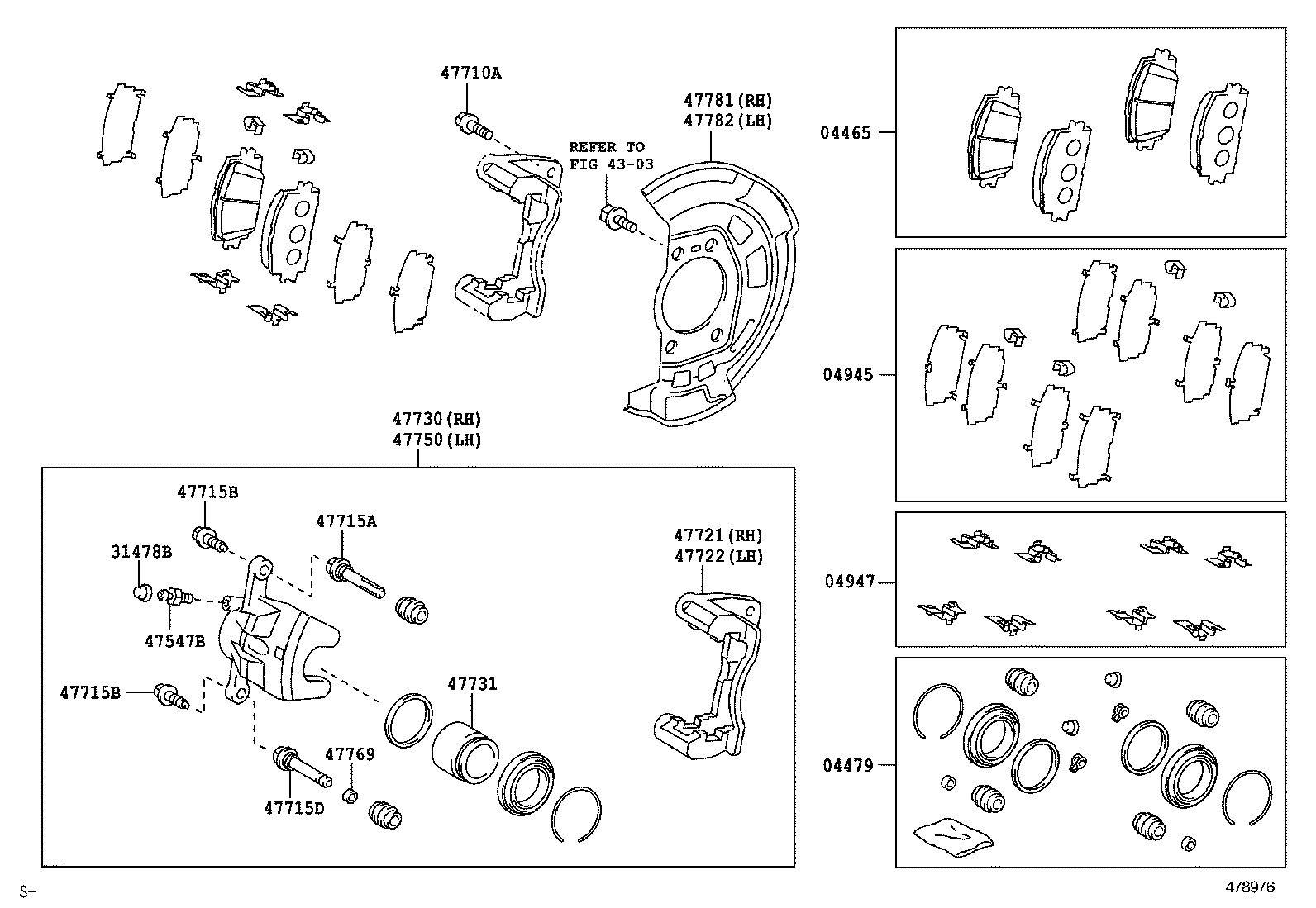  RAV4 CHINA |  FRONT DISC BRAKE CALIPER DUST COVER