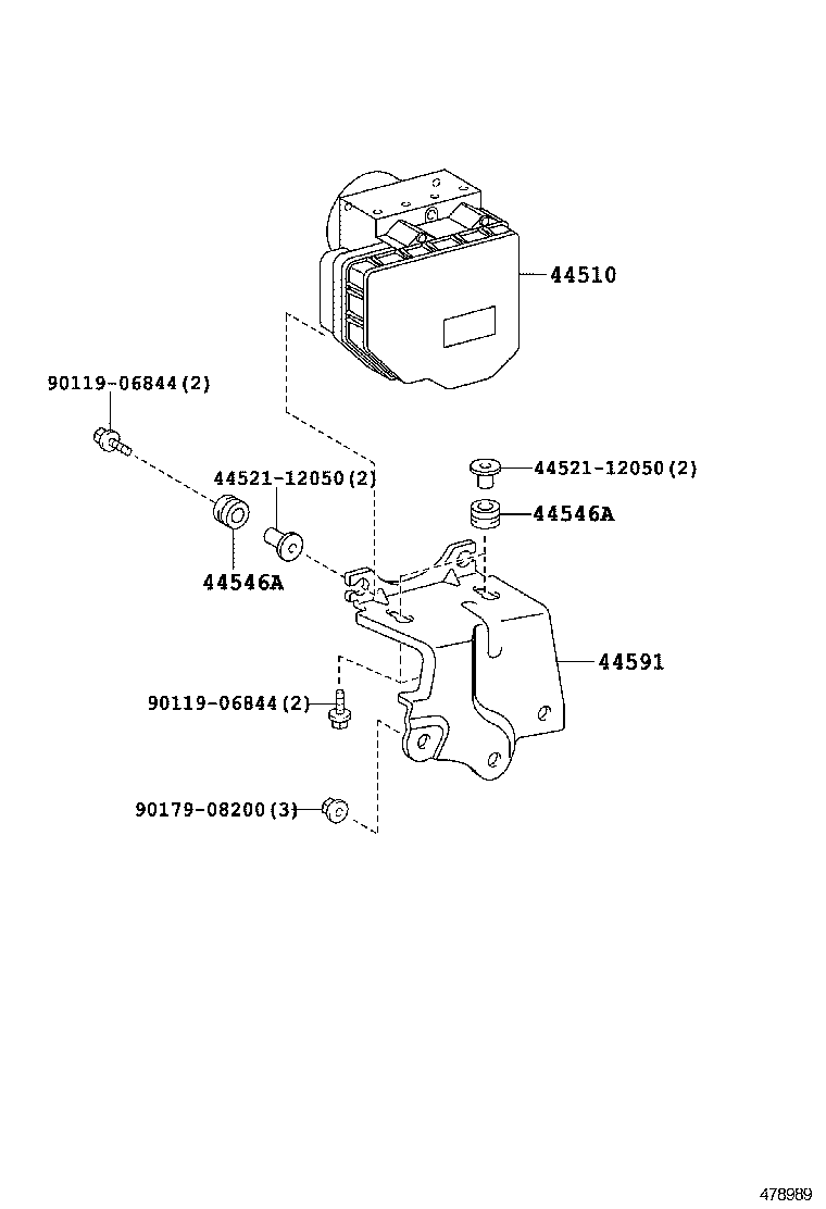  RAV4 CHINA |  BRAKE TUBE CLAMP