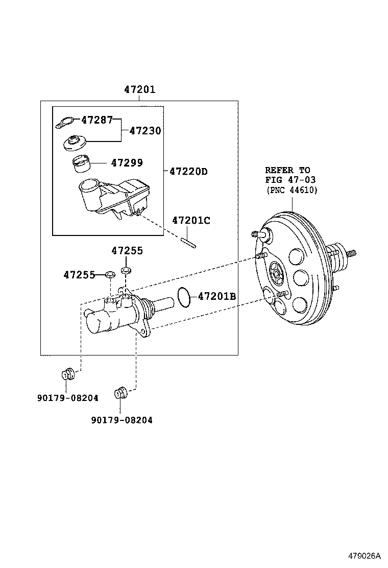  VIOS CHINA |  BRAKE MASTER CYLINDER