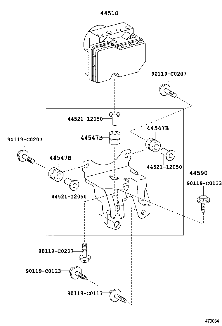  VIOS CHINA |  BRAKE TUBE CLAMP