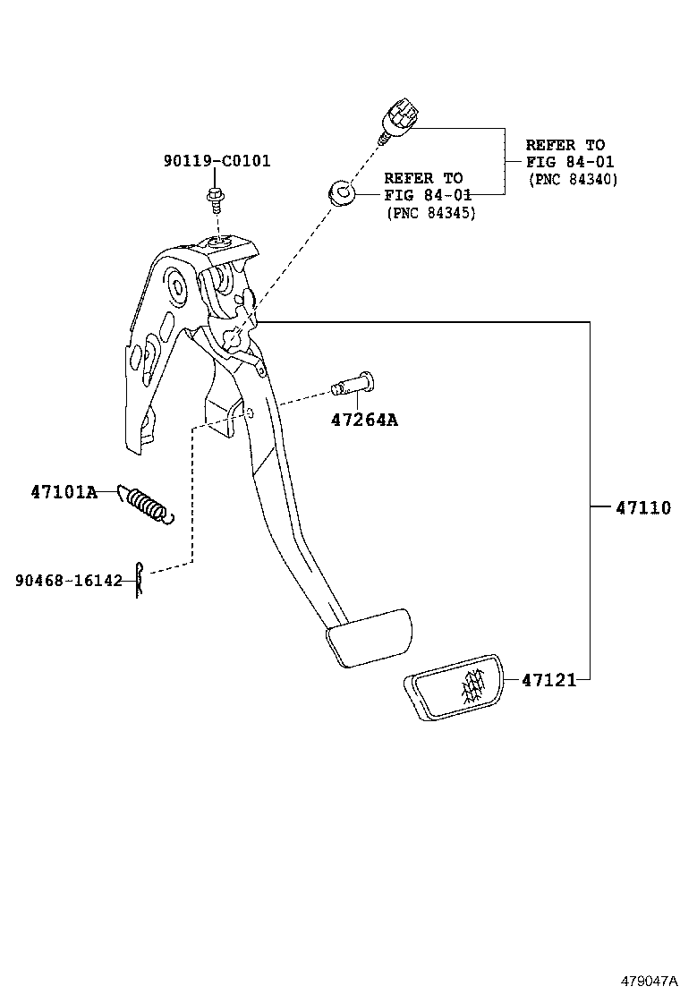  VIOS CHINA |  BRAKE PEDAL BRACKET