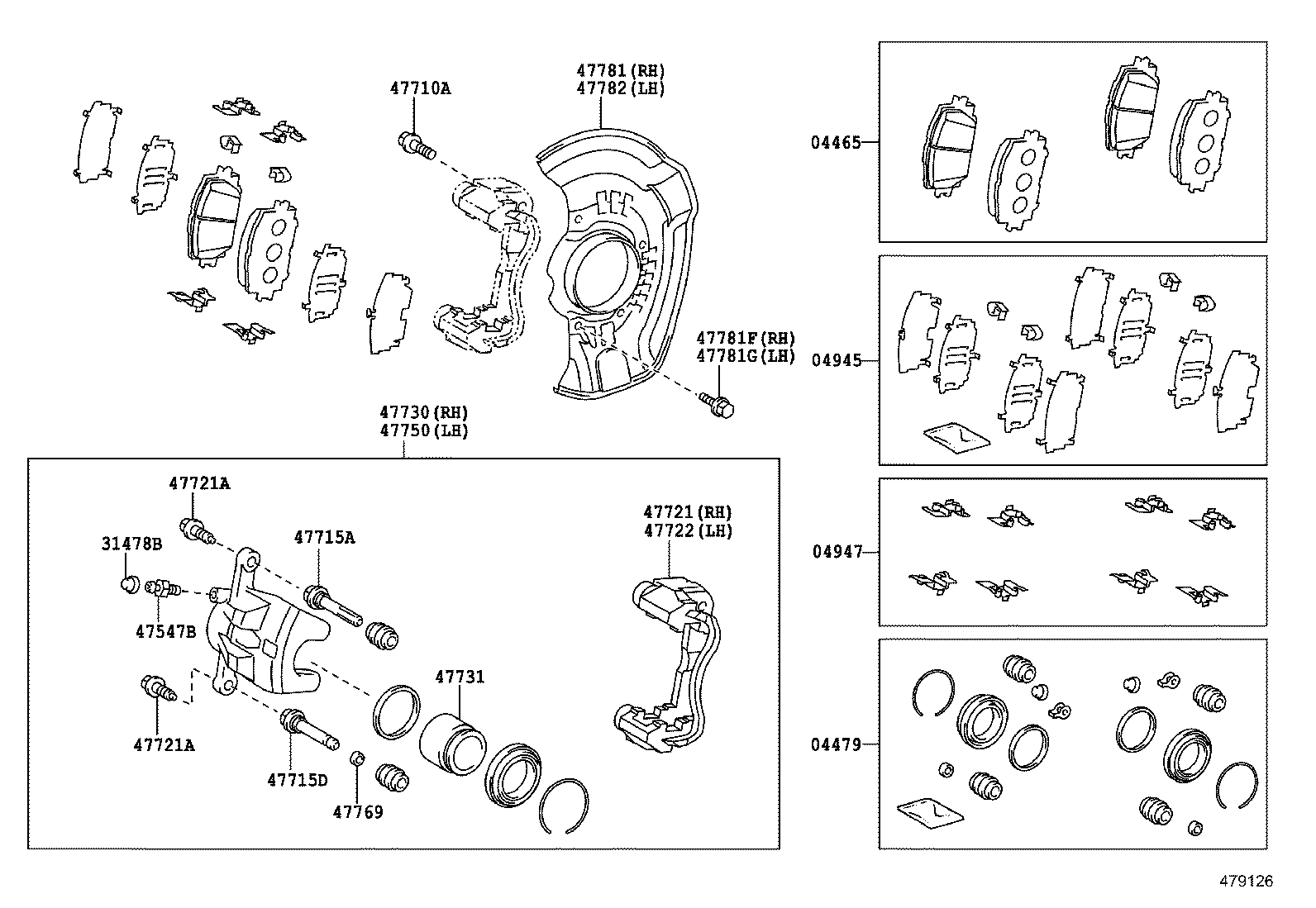  NOAH |  FRONT DISC BRAKE CALIPER DUST COVER