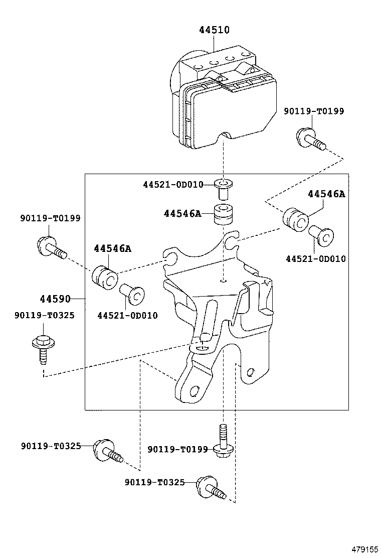  YARIS VIOS LIMO |  BRAKE TUBE CLAMP