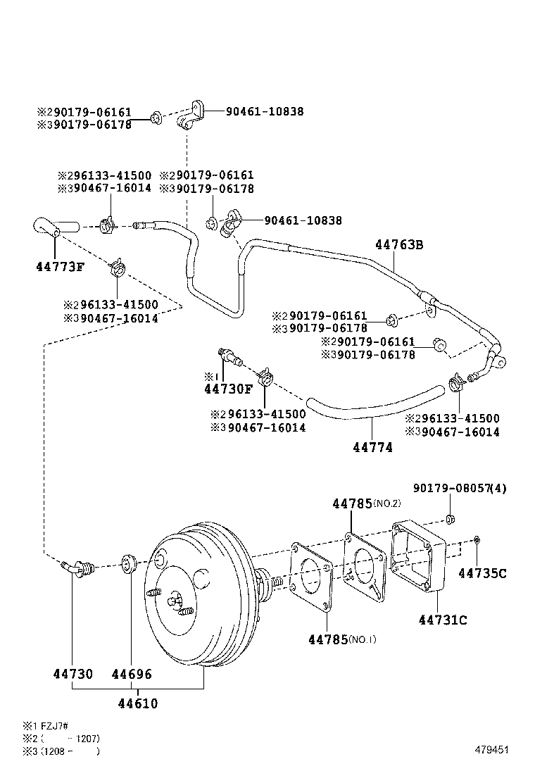 LAND CRUISER 70 | BRAKE BOOSTER VACUUM TUBE