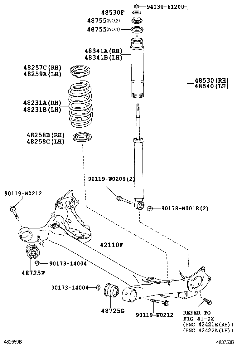  AURIS UKP |  REAR SPRING SHOCK ABSORBER