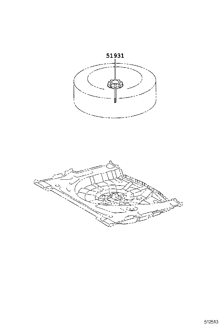  AURIS UKP |  SPARE WHEEL CARRIER