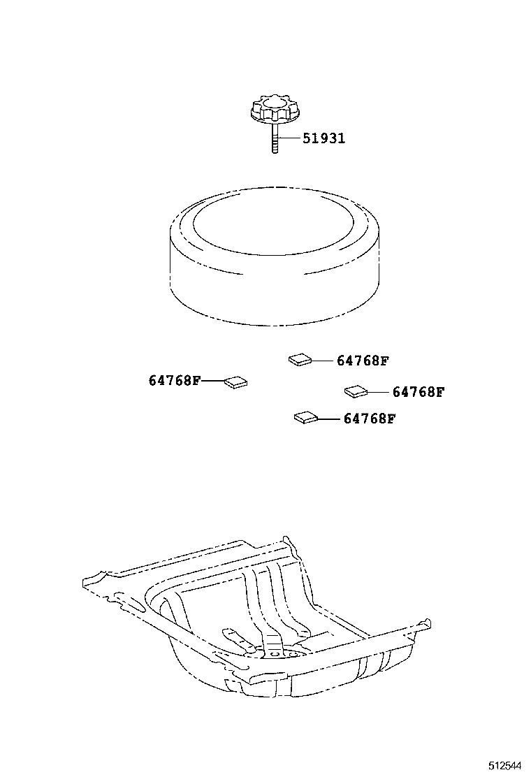  AVALON |  SPARE WHEEL CARRIER