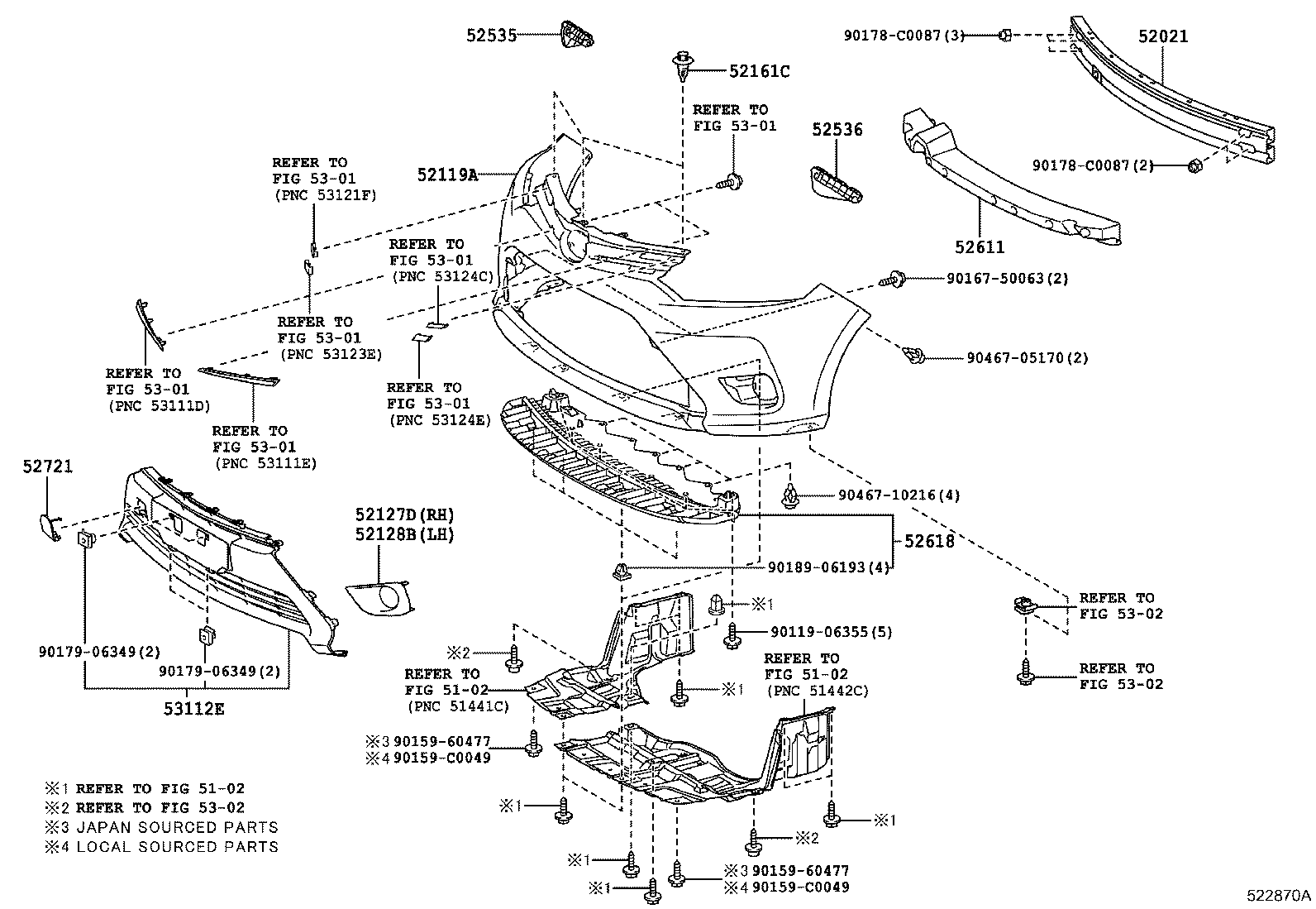  VIOS CHINA |  FRONT BUMPER BUMPER STAY