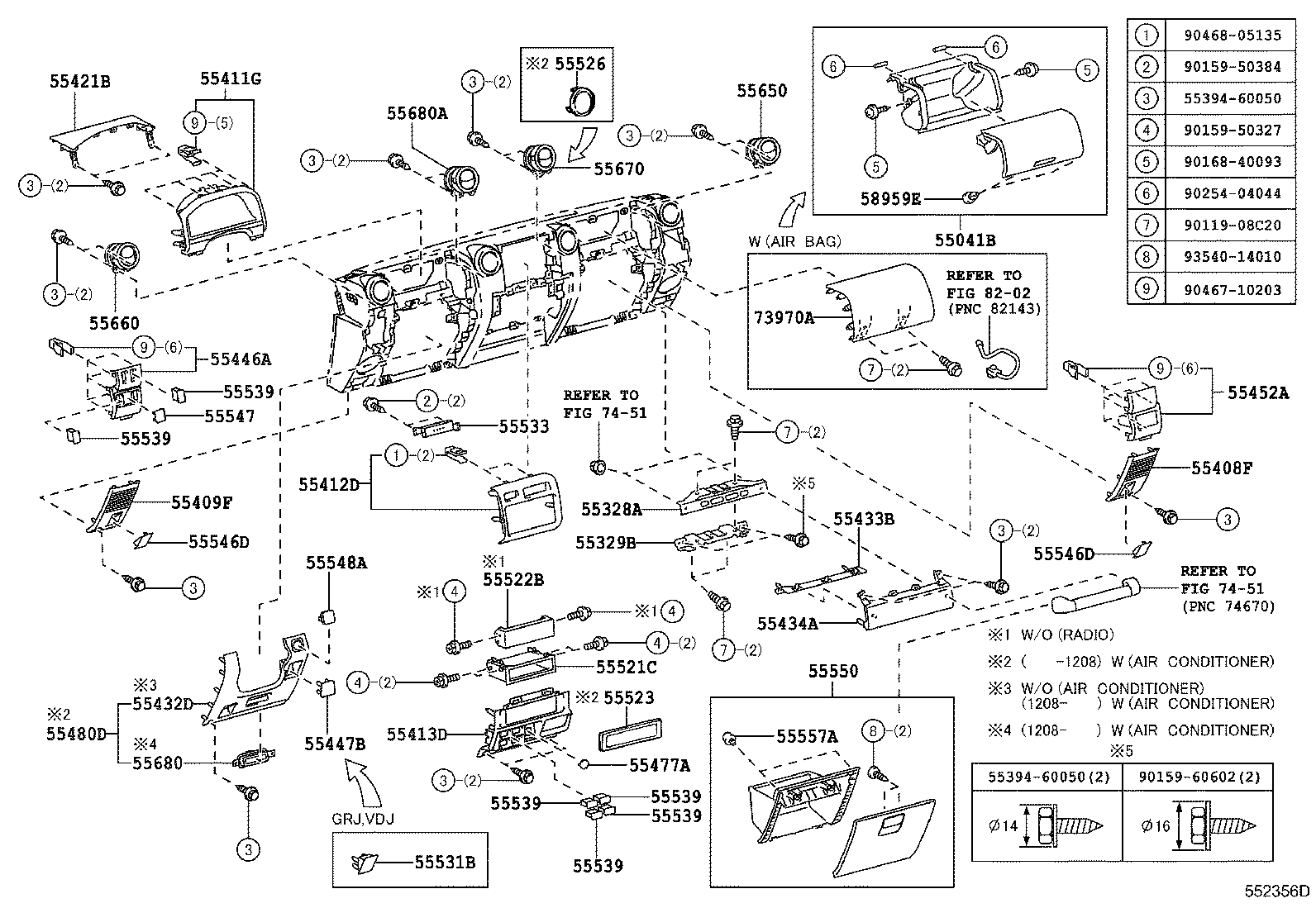  LAND CRUISER 70 |  INSTRUMENT PANEL GLOVE COMPARTMENT