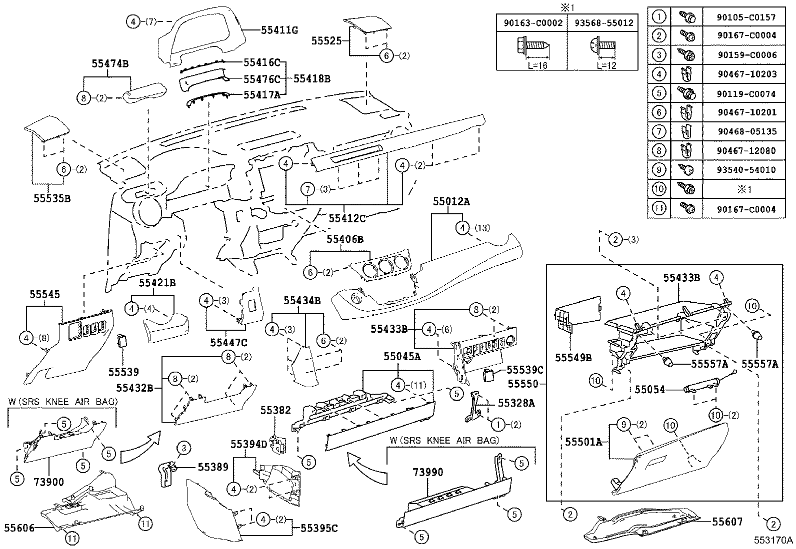  RAV4 CHINA |  INSTRUMENT PANEL GLOVE COMPARTMENT