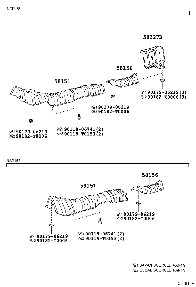 YARIS |  FLOOR INSULATOR