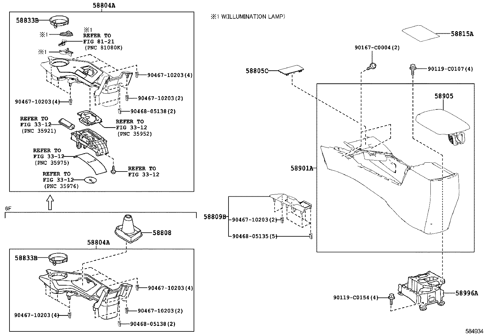 RAV4 CHINA |  CONSOLE BOX BRACKET