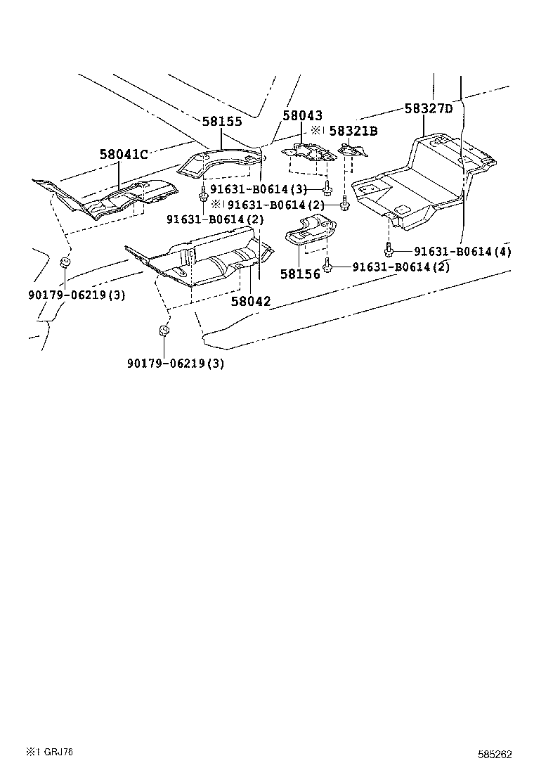 LAND CRUISER 70 |  FLOOR INSULATOR