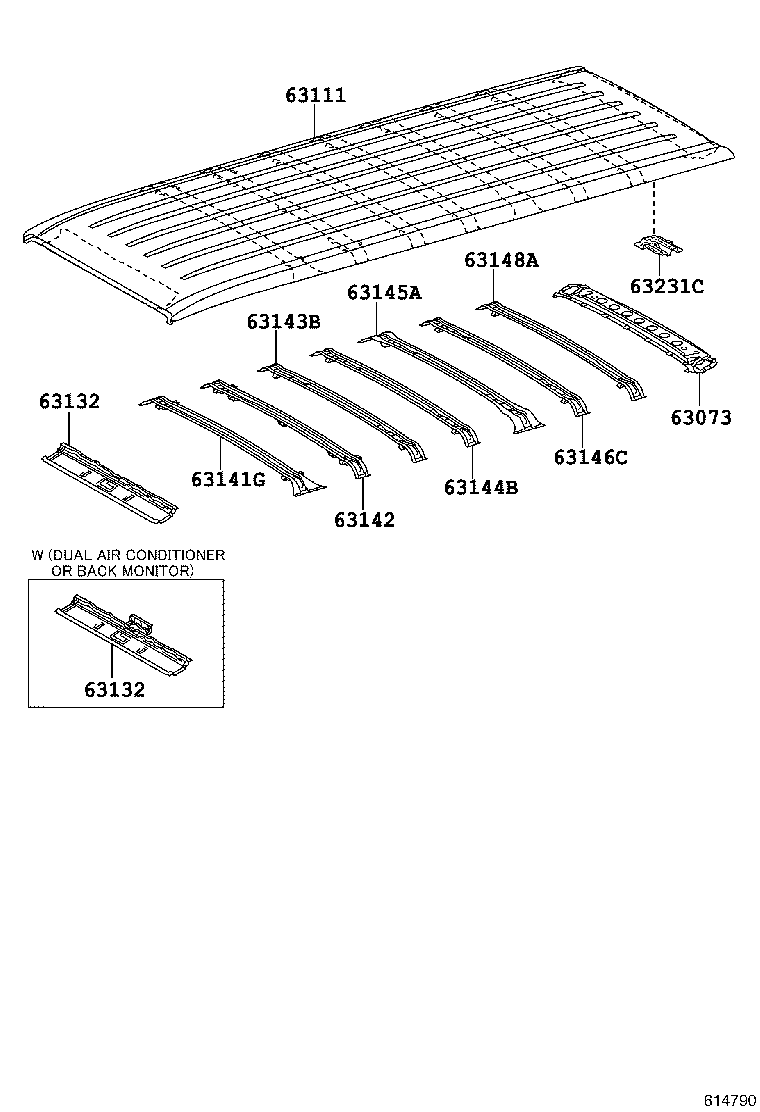  HIACE |  ROOF PANEL BACK PANEL