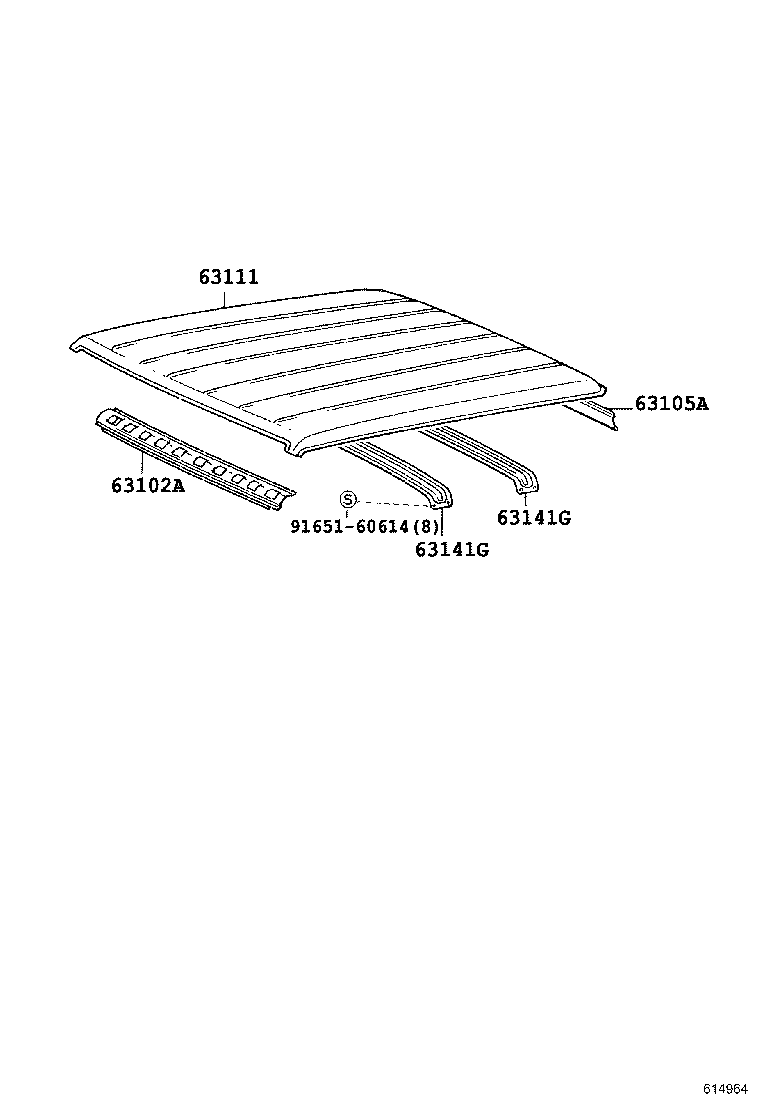  LAND CRUISER 70 |  ROOF PANEL BACK PANEL