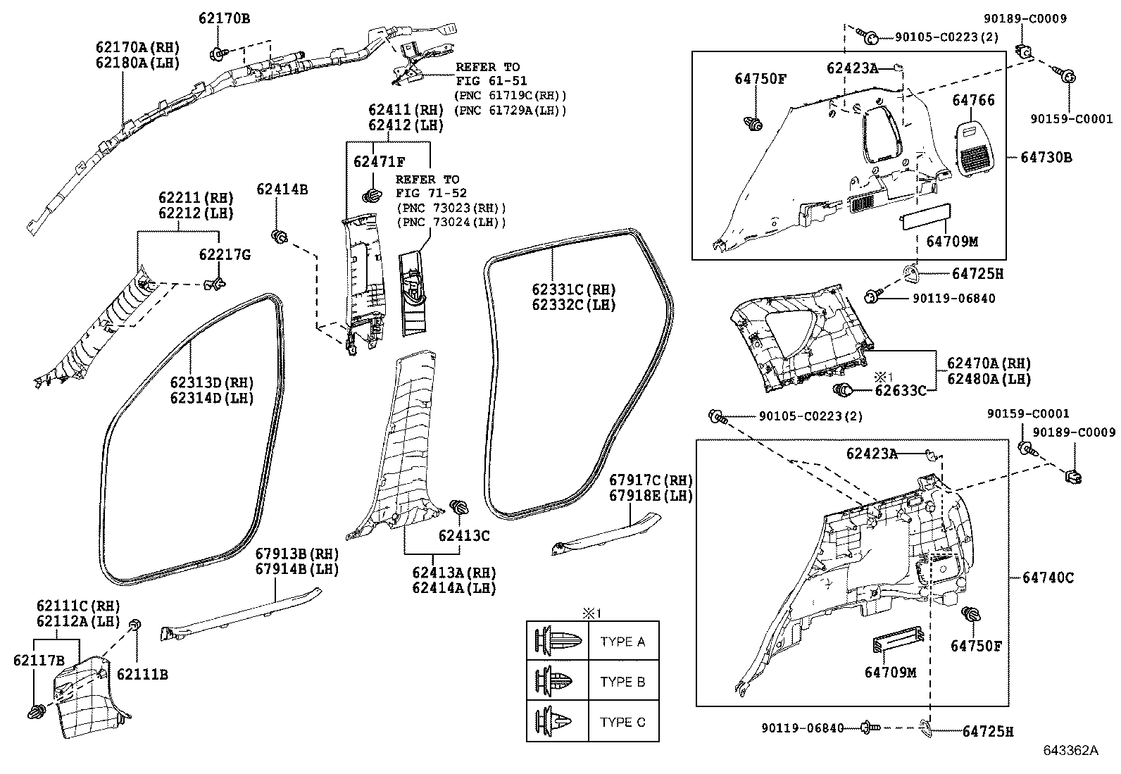  RAV4 CHINA |  INSIDE TRIM BOARD