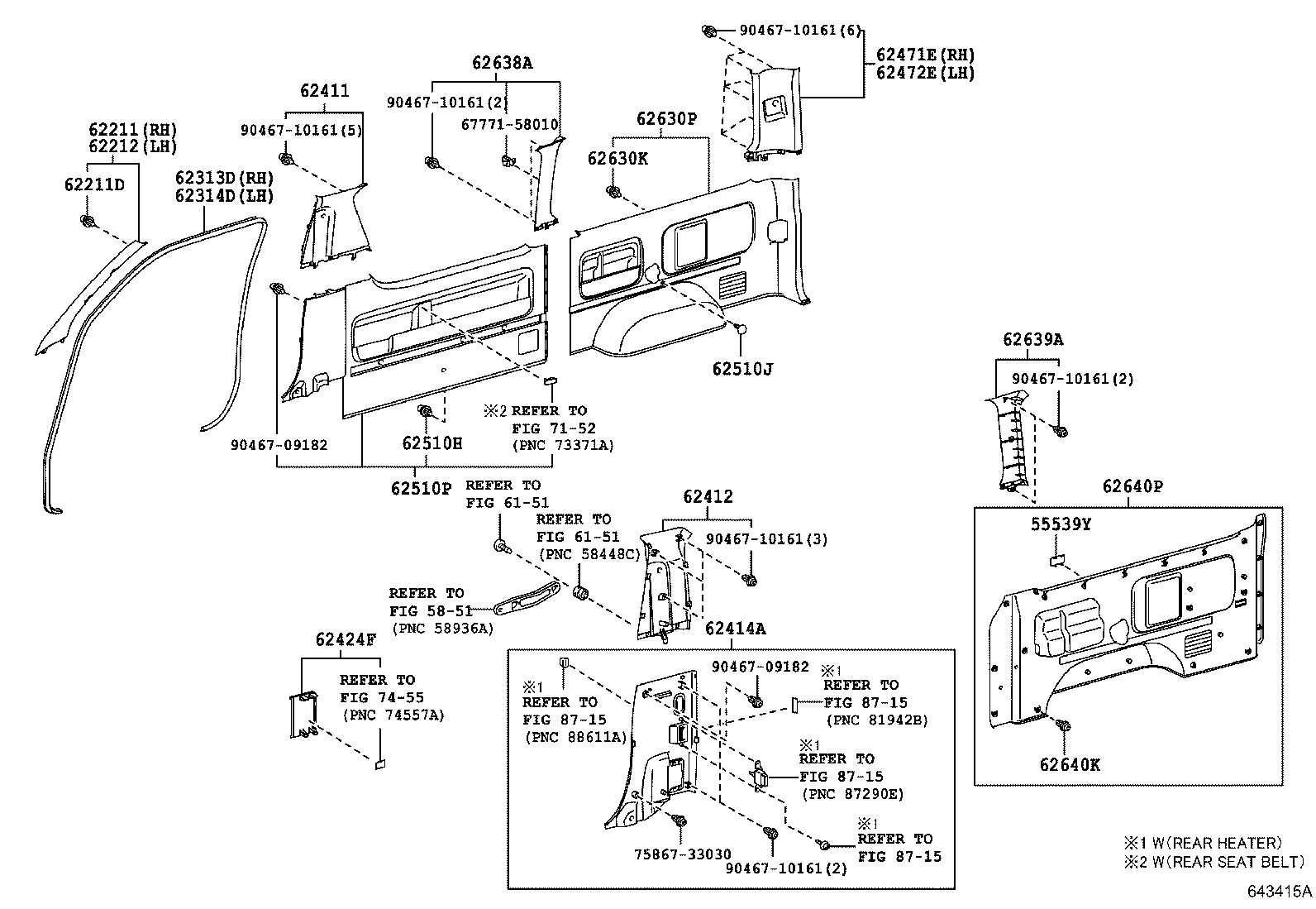  HIACE |  INSIDE TRIM BOARD