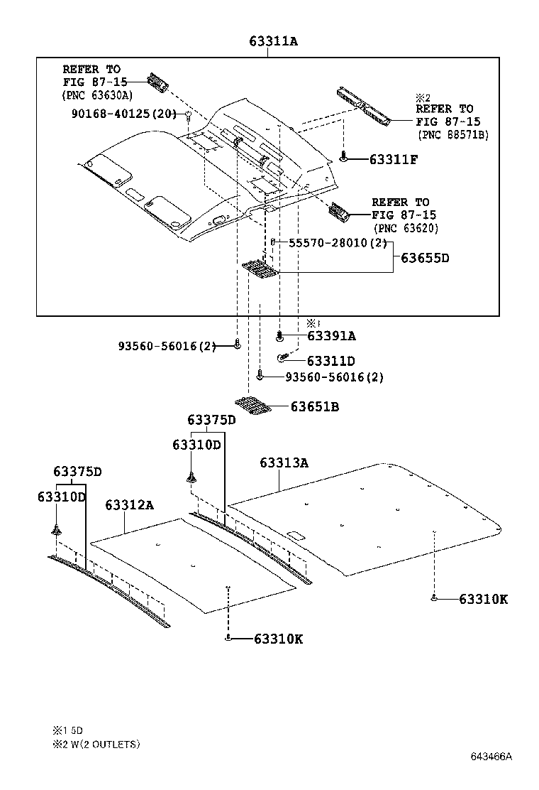  HIACE |  ROOF HEADLINING SILENCER PAD