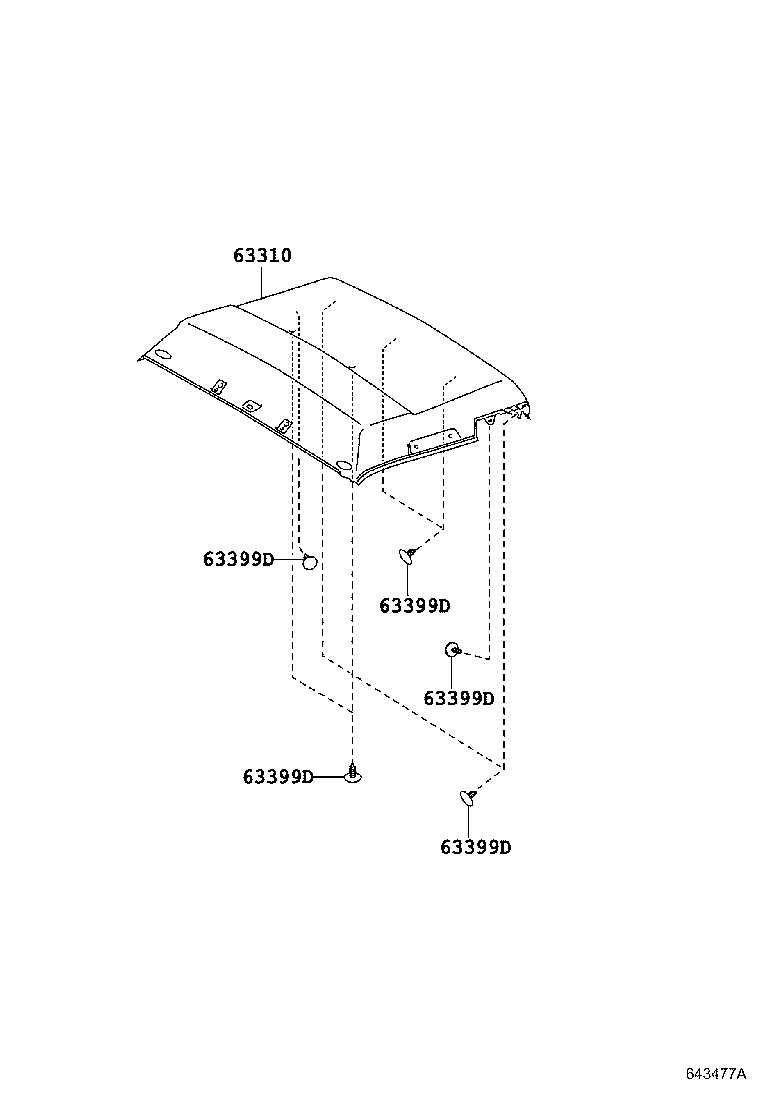  LAND CRUISER 70 |  ROOF HEADLINING SILENCER PAD