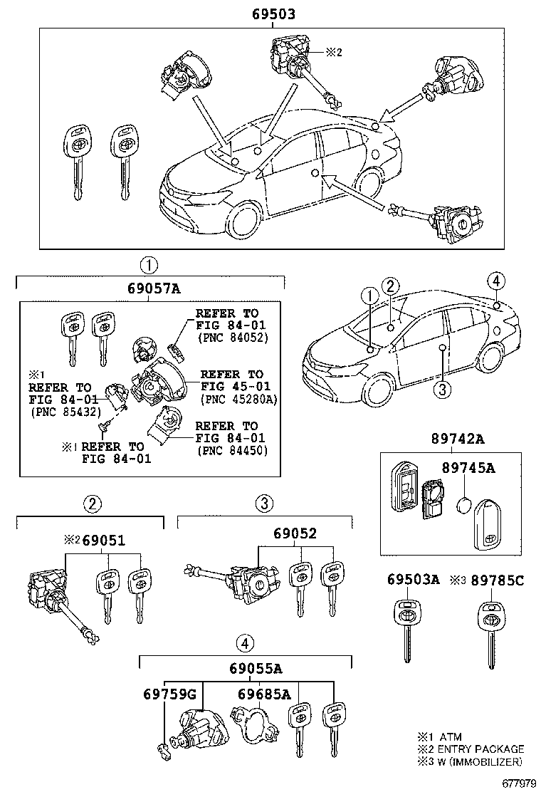  VIOS CHINA |  LOCK CYLINDER SET