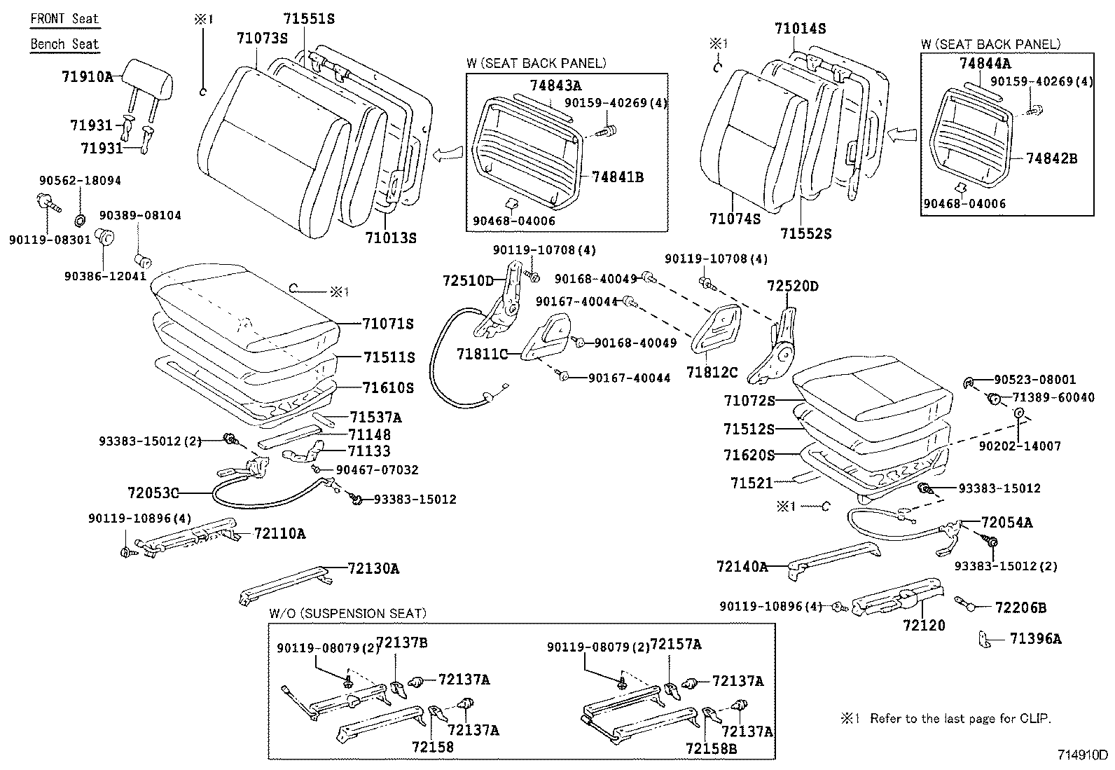  LAND CRUISER 70 |  SEAT SEAT TRACK