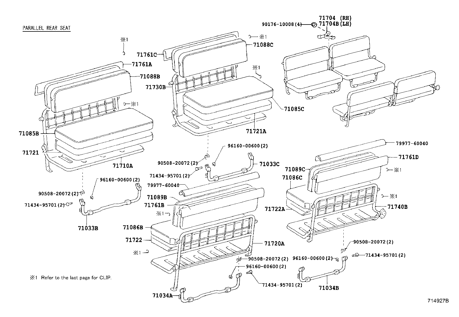  LAND CRUISER 70 |  SEAT SEAT TRACK