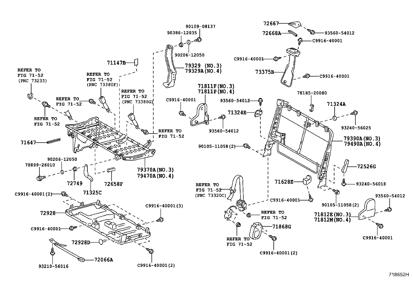  HIACE |  SEAT SEAT TRACK