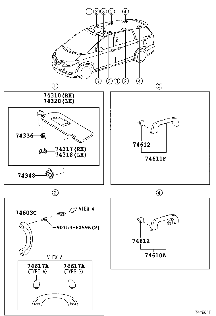  PREVIA |  ARMREST VISOR