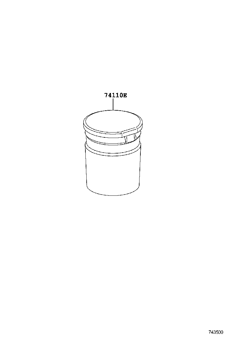  AURIS UKP |  ASH RECEPTACLE