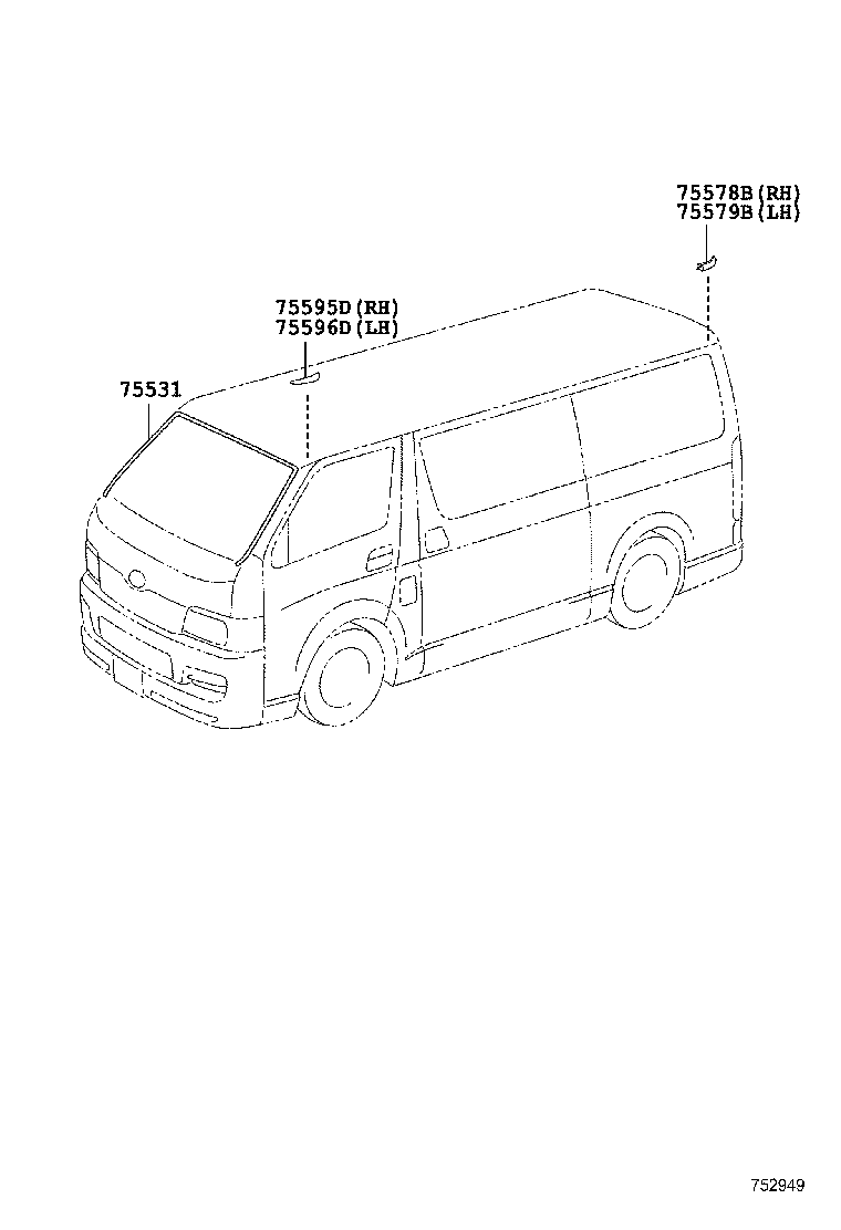  HIACE |  MOULDING