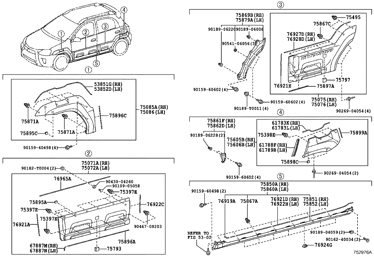  ETIOS LIVA CROSS |  SIDE MOULDING