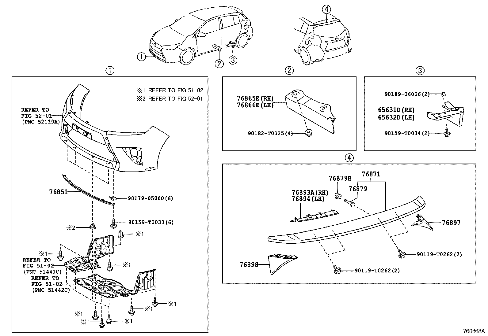  YARIS |  MUDGUARD SPOILER
