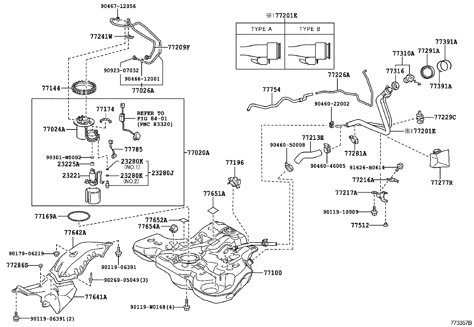  AURIS UKP |  FUEL TANK TUBE