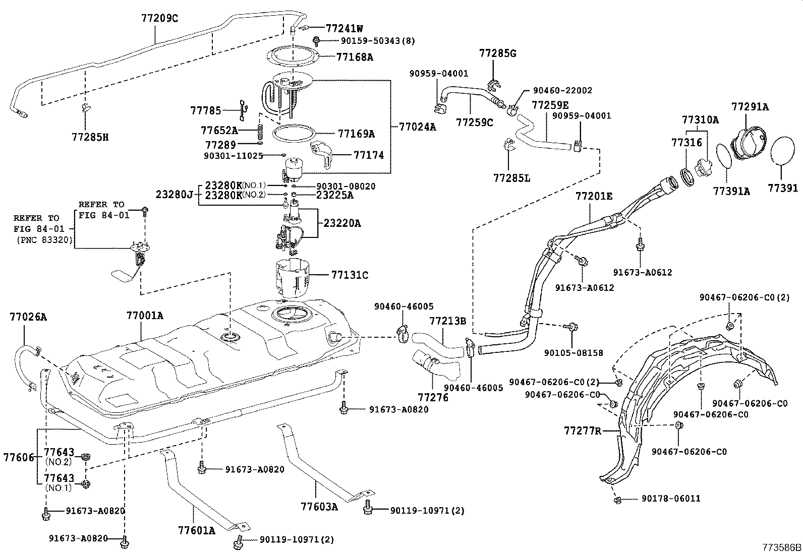  NOAH |  FUEL TANK TUBE